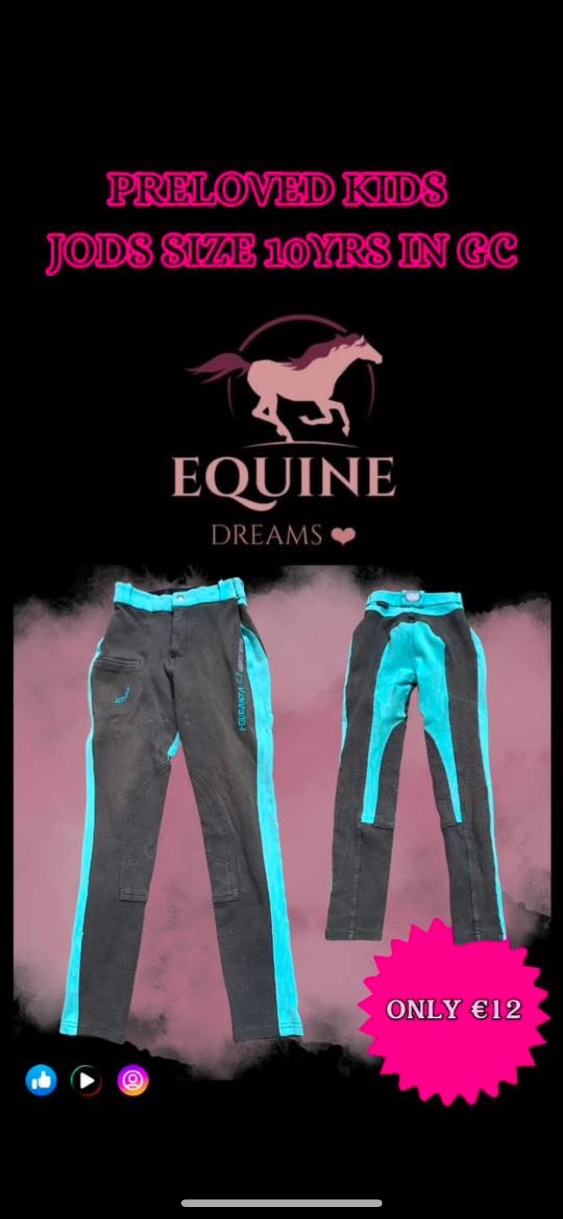 👖 Preloved Kids Jods – Size 10yrs 👖