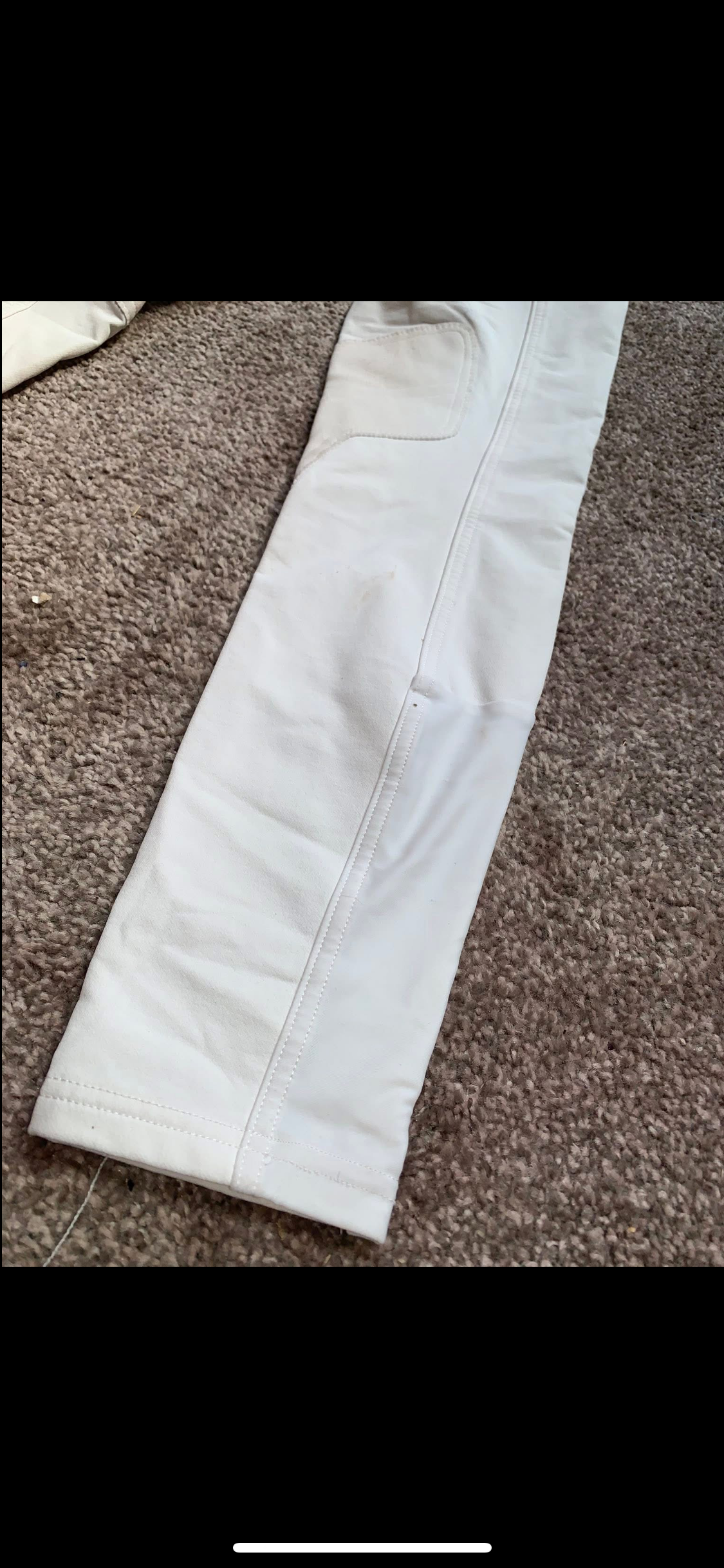👖 Preloved Ladies White Jods – Size UK6 👖