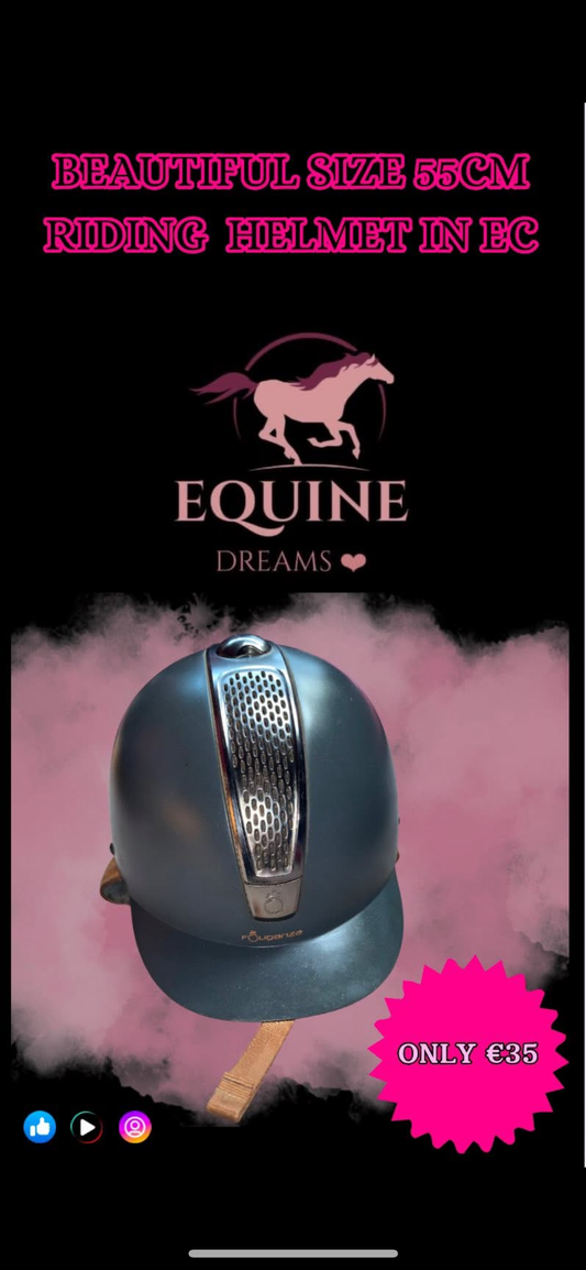 🪖 Beautiful Like New Riding Helmet – Size 55cm 🪖