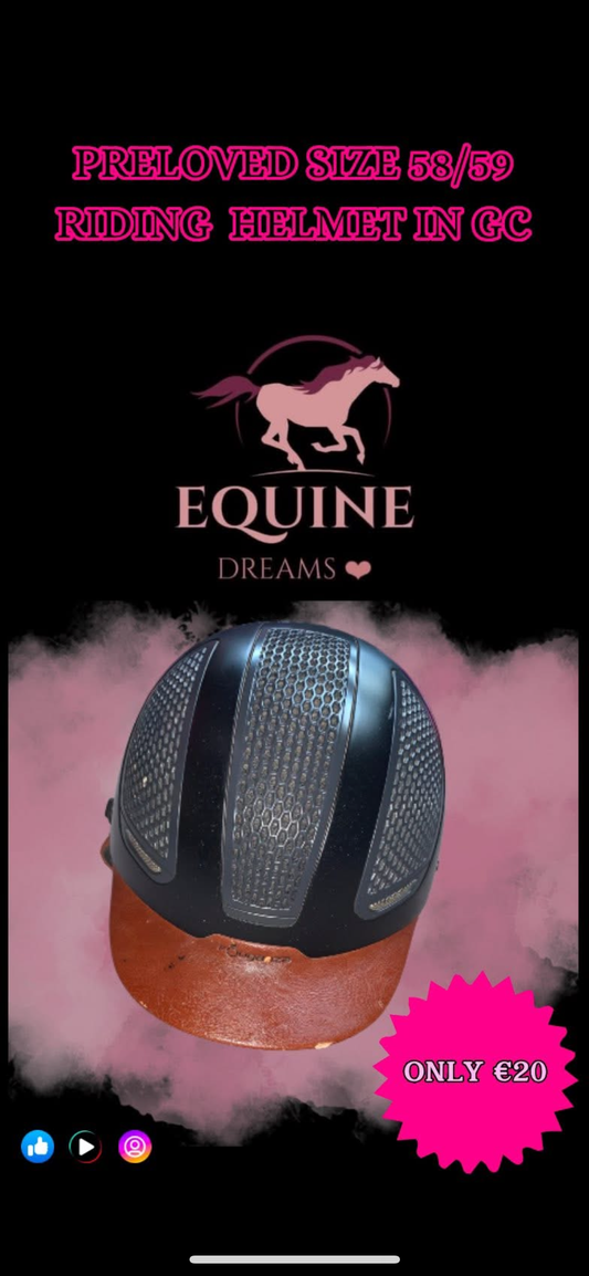 🪖 Preloved Riding Helmet – Approx. 58/59cm 🪖