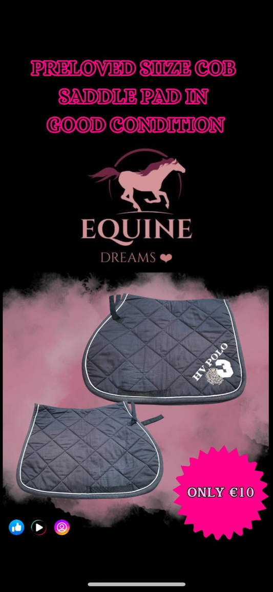 🧵 Preloved Saddle Pad – Size Cob 🧵