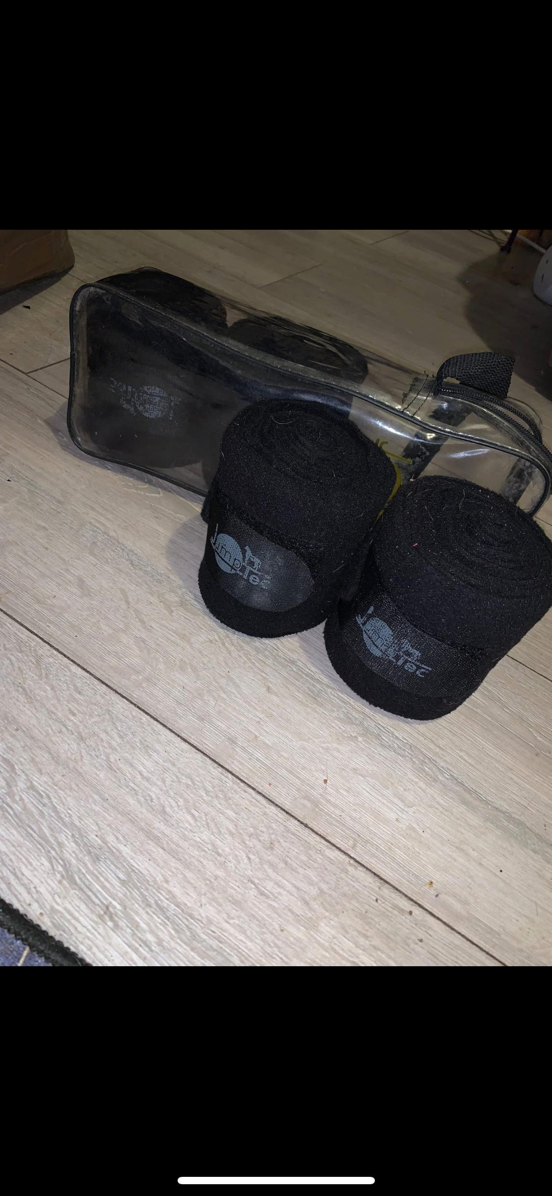 🖤🐴 Preloved Jumptech Fleece Bandages – Full Set 🐴🖤