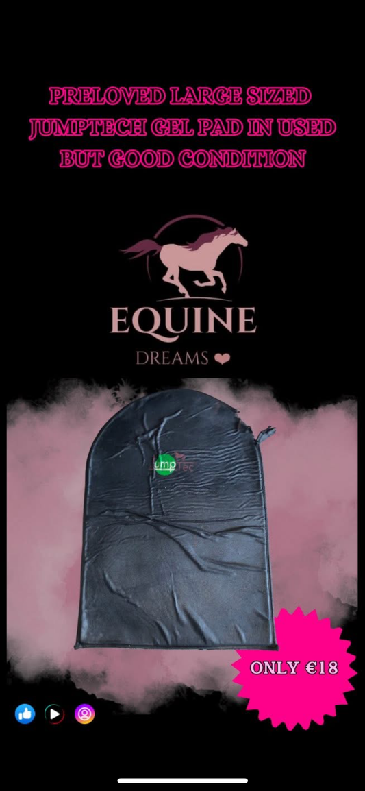 ✨🐴 Preloved Jumptech Gel Pad – Large Size ✨🐴