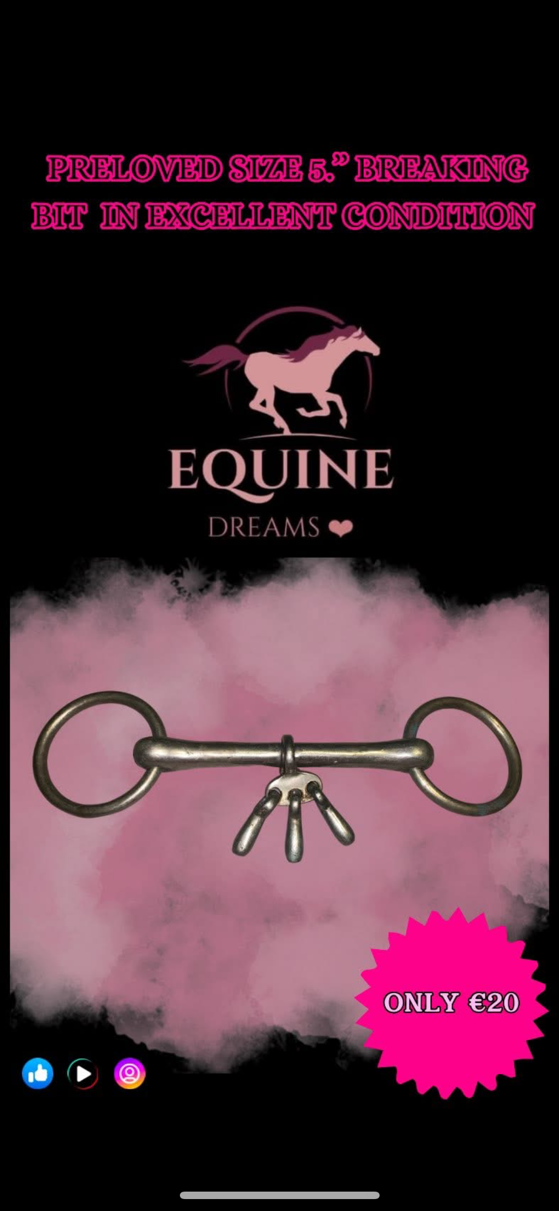 🐴 Preloved 5” Breaking Bit 🐴