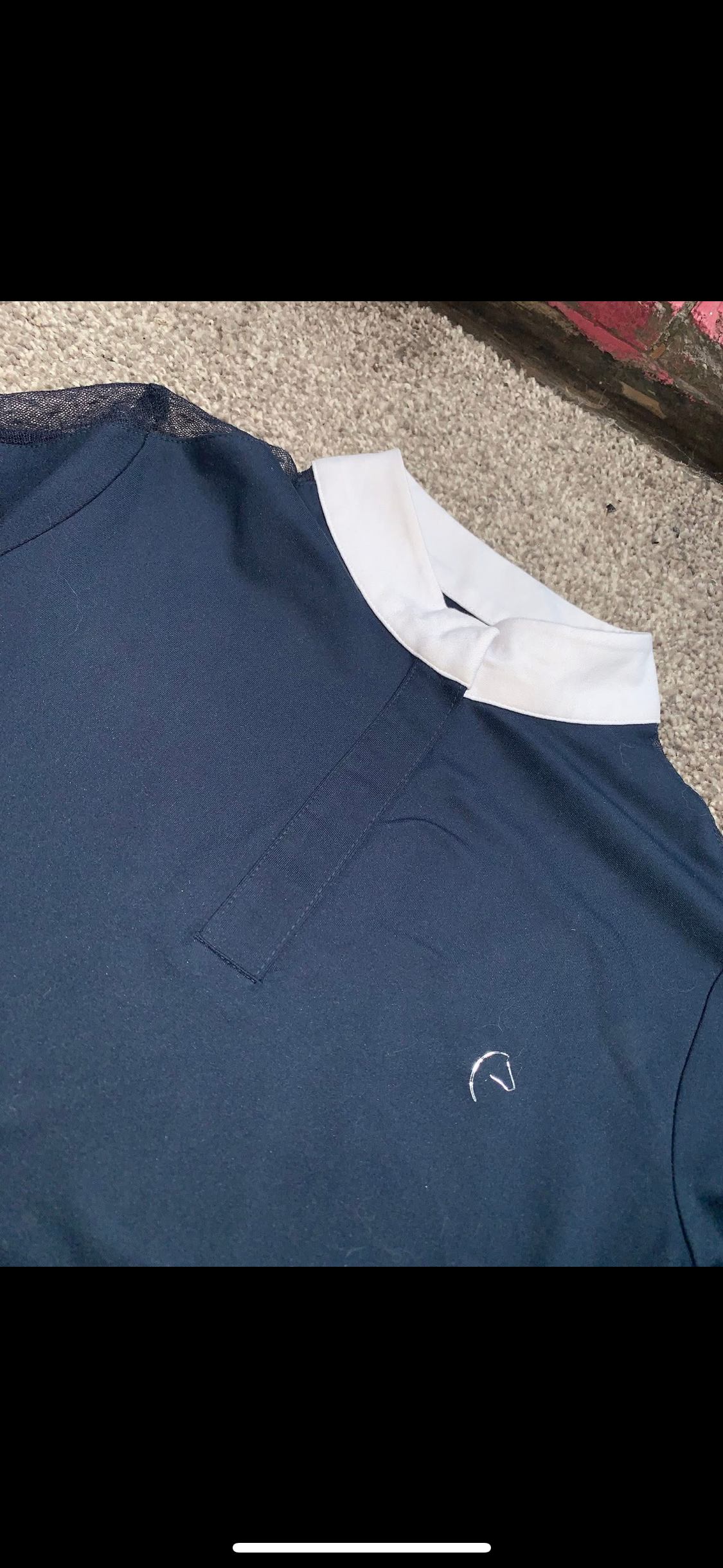 💙✨ Stunning Ladies Navy EquiTheme Show Top ✨💙